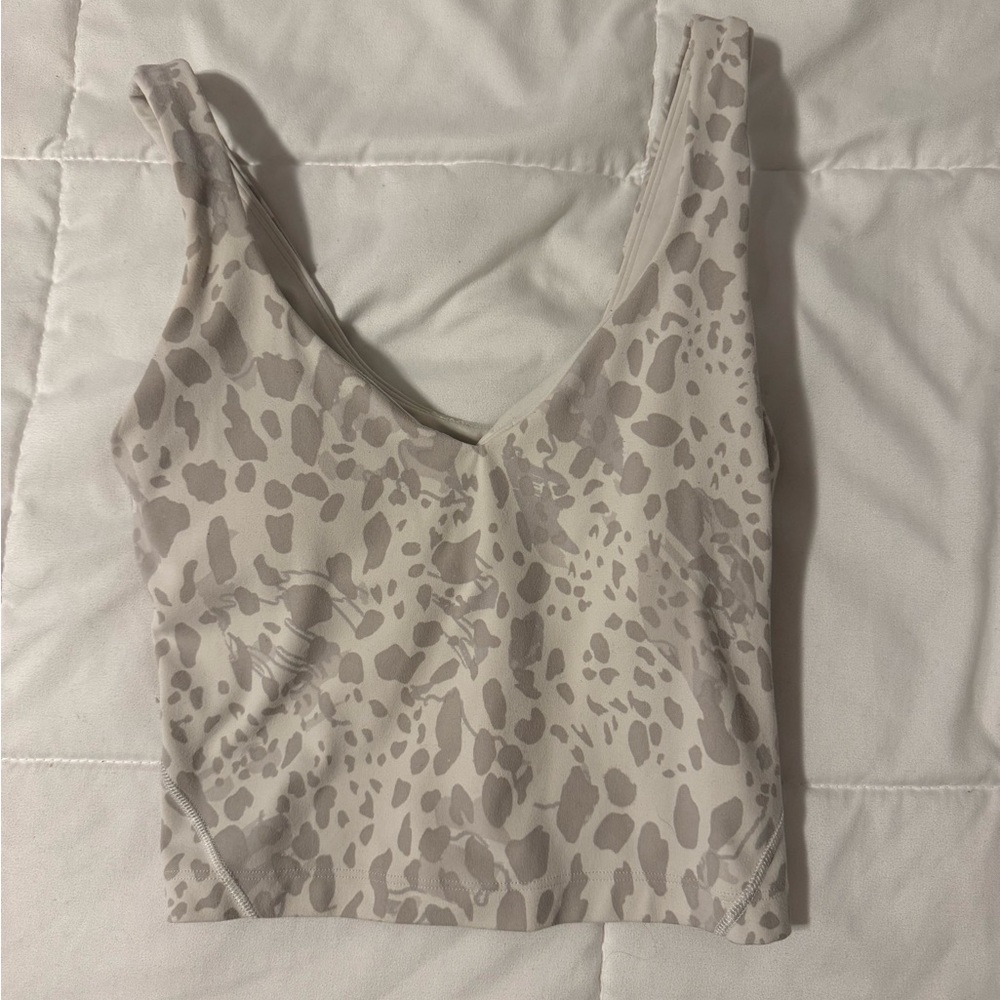 Lululemon Leopard Print align tank top